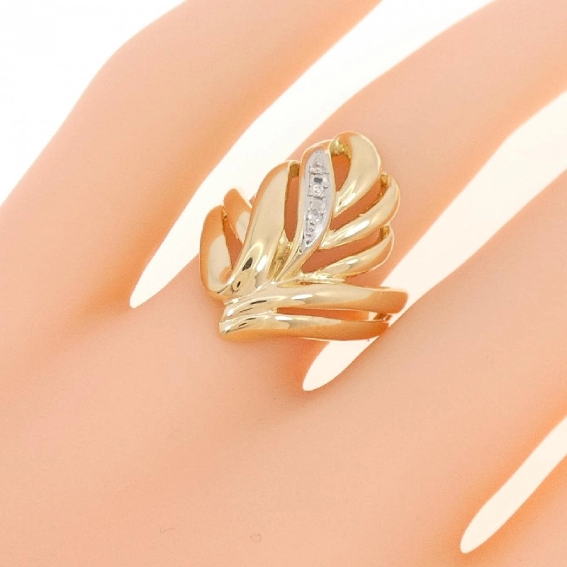 Nhẫn kim cương K18YG/PT 0.025CT - Hàng hiệu Authentic 855335