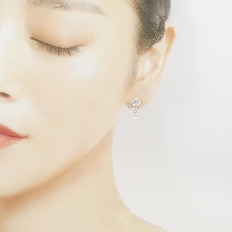 K18YG Bông tai Cubic - Hàng hiệu Chính hãng 874154