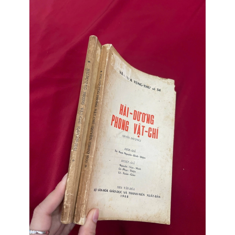 HẢI DƯƠNG PHONG VẬT CHÍ (THƯỢNG - HẠ) - TÔ NAM NGUYỄN ĐÌNH DIỆM 543142