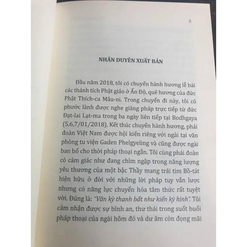 Sách Lời Giới Thiệu của Đức Đạt-lai Lạt-ma - Thích Hoàng Trí mới 90% 640350