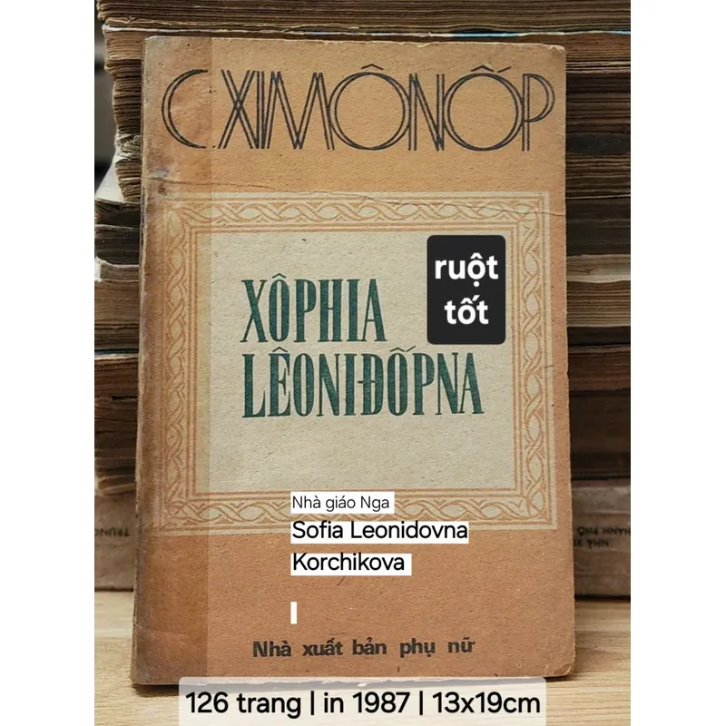 Nữ nhà giáo Nga tận tâm Sofia Leonidovna Korchikova 711625