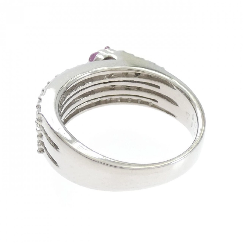 Nhẫn Sapphire Hoa K18WG 0.12CT - Hàng hiệu Chính hãng 855391