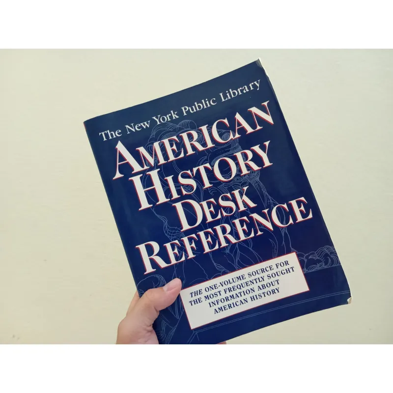 American history desk reference, english book sách tiếng Anh  997672