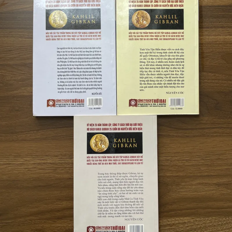 Combo 3 tác phẩm của Kahlil Gibran 975793