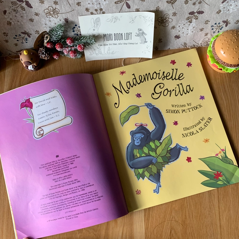 Sách tranh tiếng anh Mademoiselle Gorilla, Used, Picture Book For Kids 459548