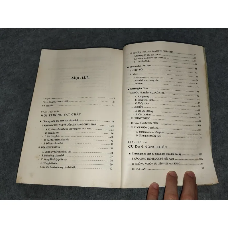 NGƯỜI NÔNG DÂN CHÂU THỔ BẮC KỲ. NGHIÊN CỨU ĐỊA LÝ NHÂN VĂN - PIERRE GOUROU 701091