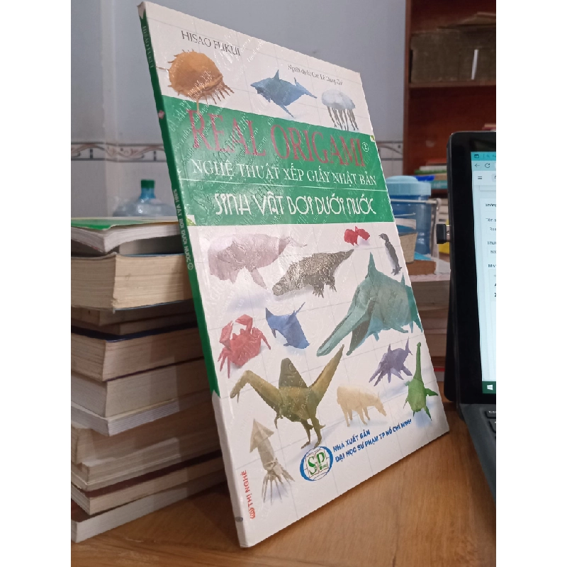 Real Origami: Nghệ thuật xếp giấy Nhật Bản - Sinh vật bơi dưới nước - Hisao Fukui, Cao Lê Dung Chi dịch 524306