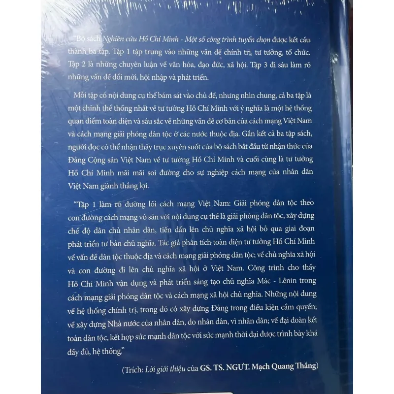 SÁCH NGHIÊN CỨU HỒ CHÍ MINH BỘ (3 TẬP) 700687