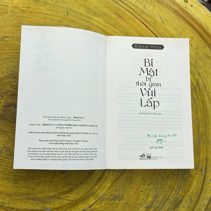 BÍ MẬT THỜI GIAN BỊ VÙI LẤP - ĐỒNG HOA 796810