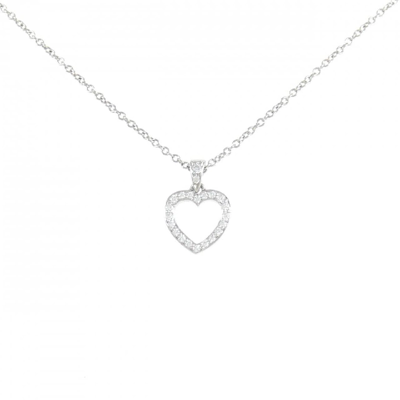 Dây chuyền nhỏ hình trái tim outline Tiffany - Hàng hiệu Authentic 841864