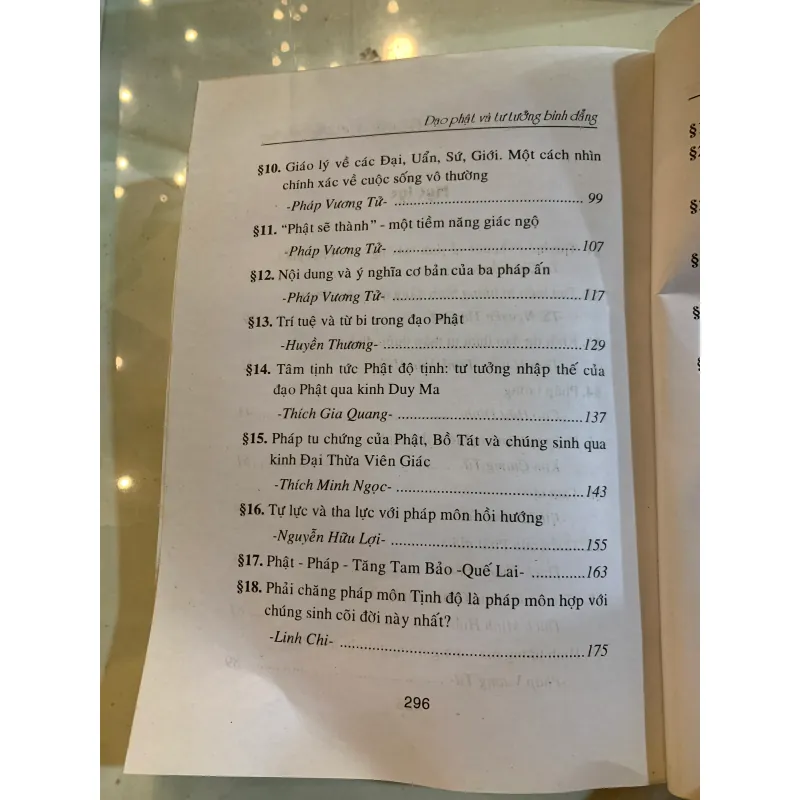 ĐẠO PHẬT VÀ TƯ TƯỞNG BÌNH ĐẲNG - NHIỀU TÁC GIẢ 783882