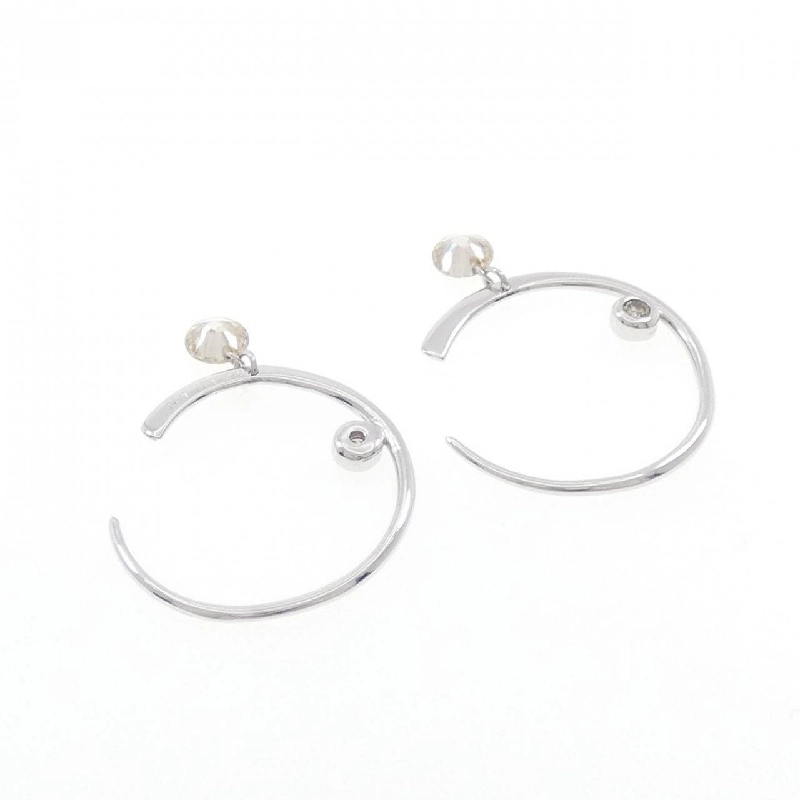 K18WG Bông tai kim cương 0.50CT - Hàng hiệu Chính hãng 864702