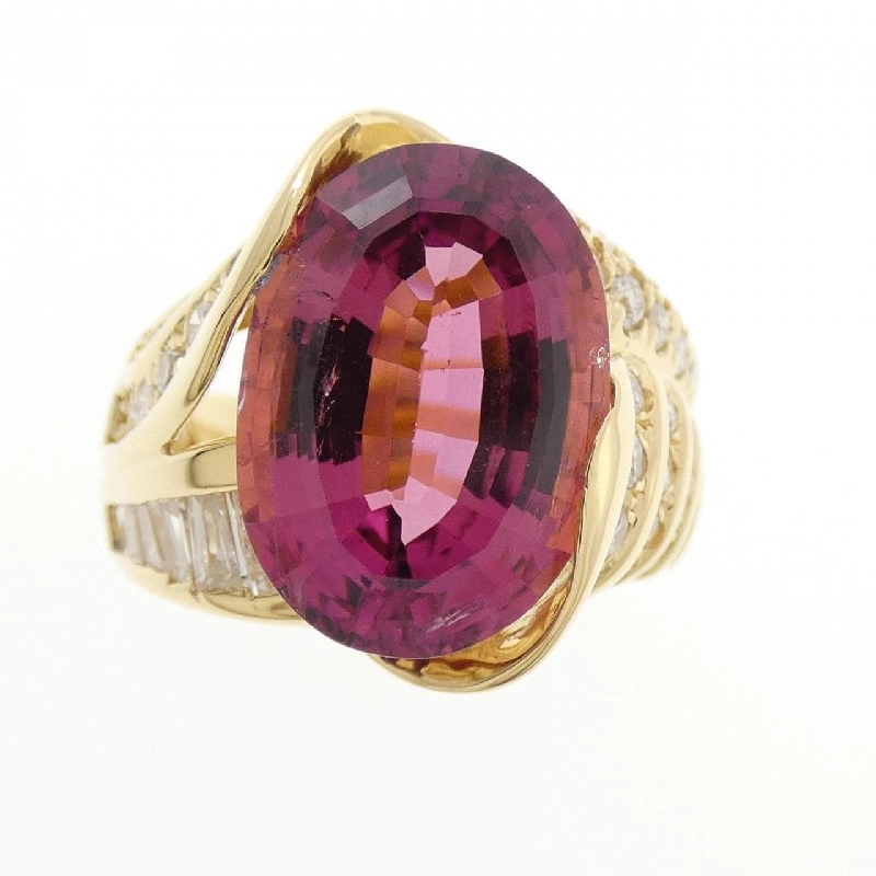 Nhẫn Tourmaline K18YG 6.30CT - Hàng hiệu Chính hãng 853771