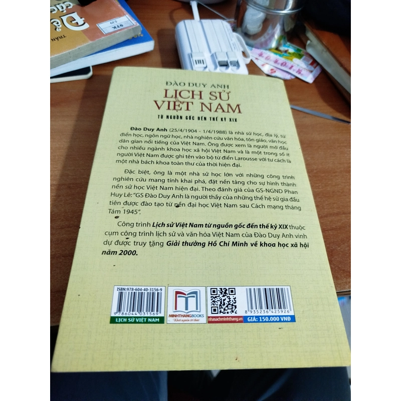 Sách lịch sử Việt Nam - Đào Duy Anh 504489