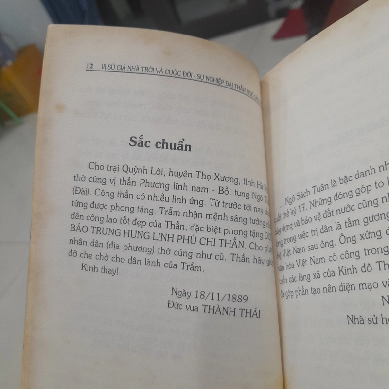 Vị sứ giả Nhà Trời và Cuộc đời- Sự nghiệp Đại thần NGÔ SÁCH TUÂN 380793