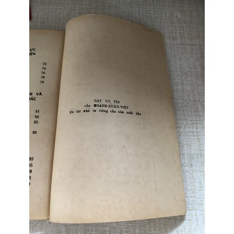 Gây uy tín-Hoàng Xuân Việt 962060