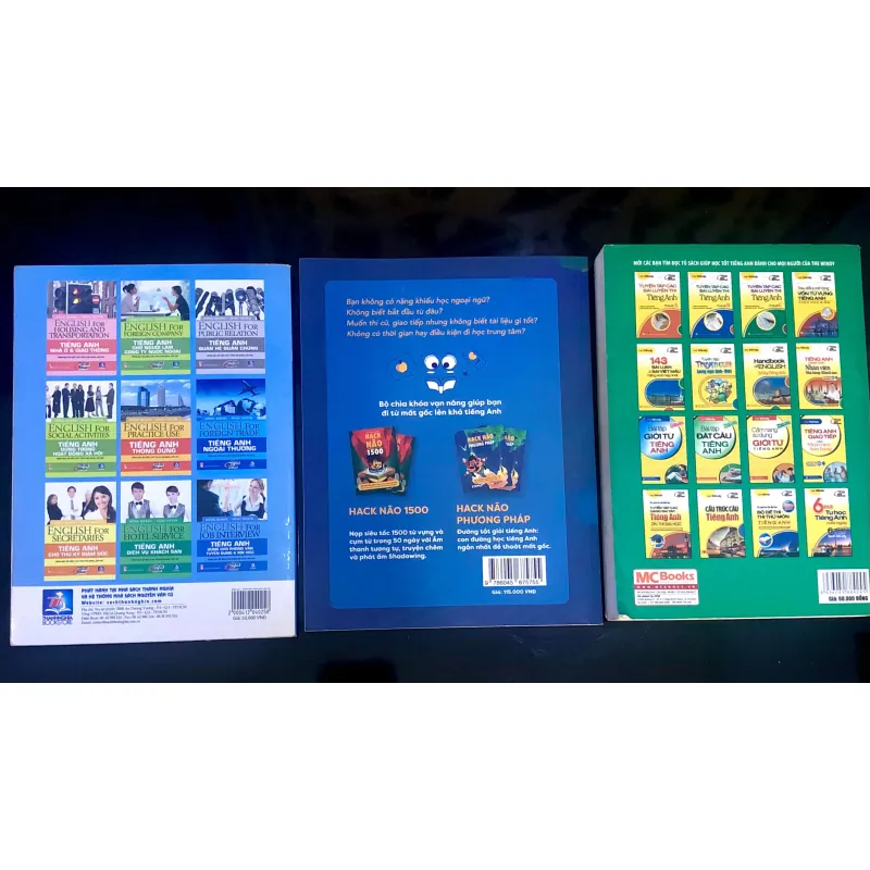 Combo 3 sách học tiếng Anh 1010434