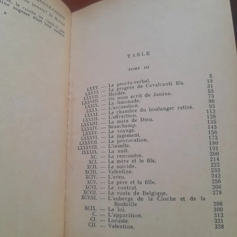 ALEXANDRE DUMAS - Le Comte de MONTE CRISTO tome 3 778802