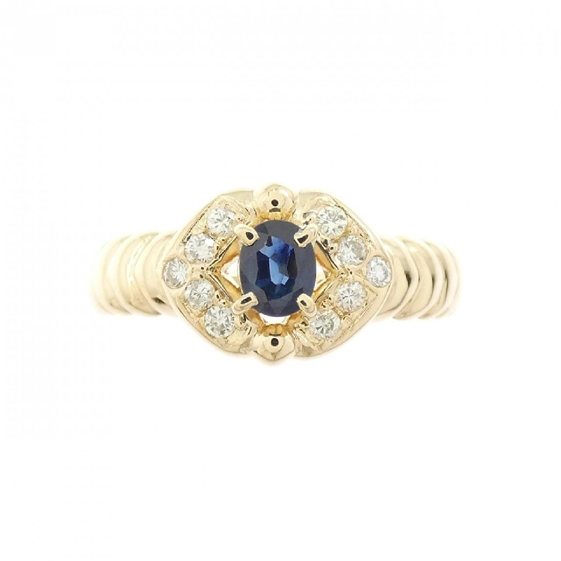 Nhẫn Sapphire K18YG - Hàng hiệu Chính hãng 852155