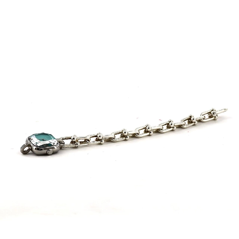 Tiffany Hardware Rug D Bracelet Size SS Quartz - Hàng hiệu Authentic 882159