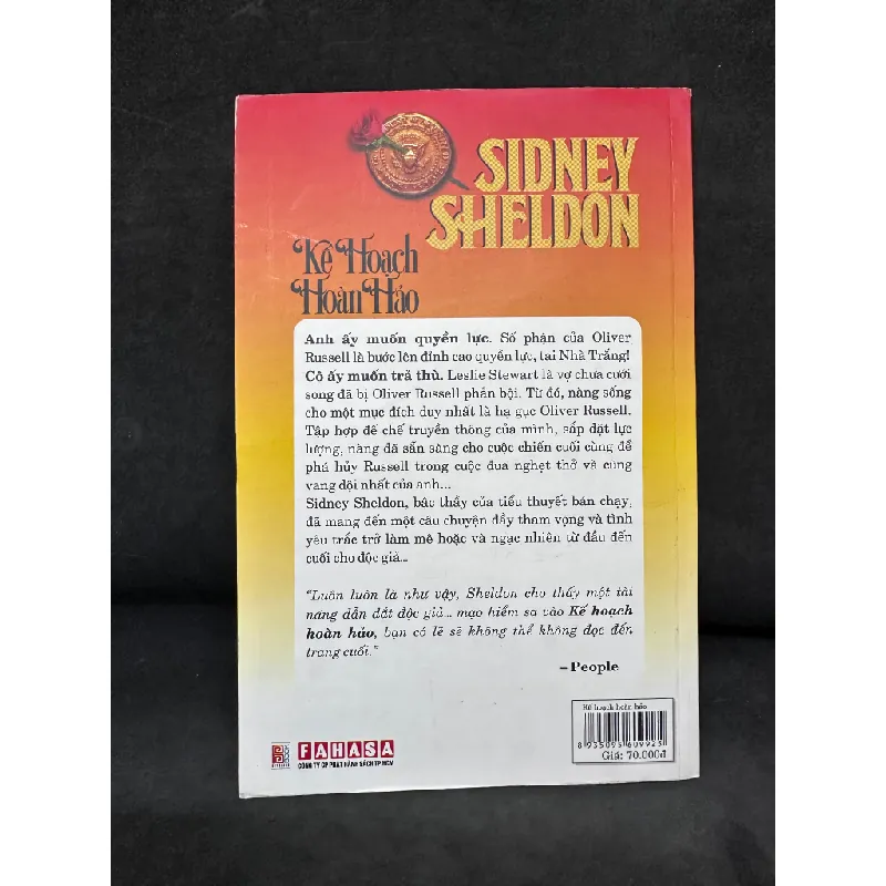 [Phiên Chợ Sách Cũ] Kế Hoạch Hoàn Hảo - Sidney Sheldon 2204, 2011 435916