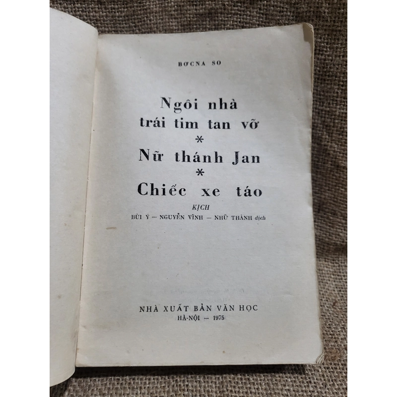 Kịch Bernard Shaw, xuất bản 1975 317750