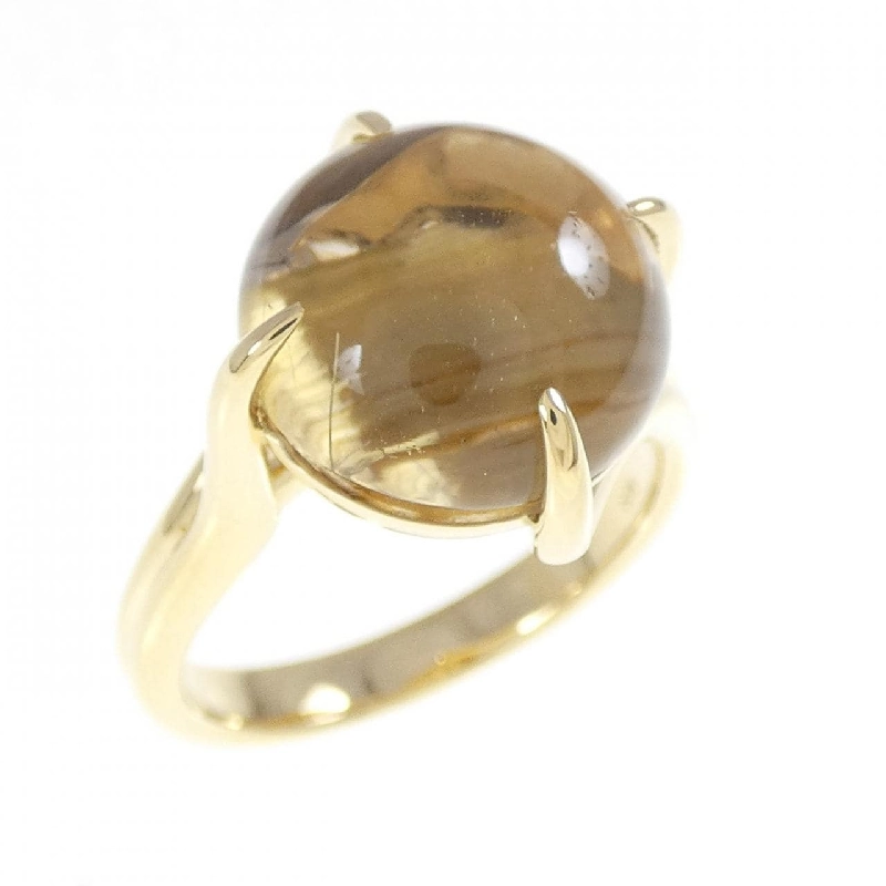 Nhẫn K18YG Rutile Quartz - Hàng hiệu Authentic 854158