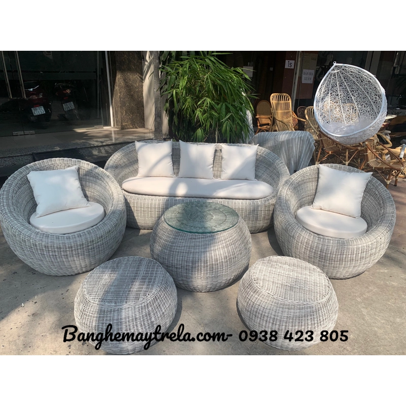 Sofa sò nhựa giả mây 508416
