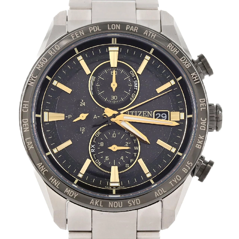 Đồng hồ điện tử Citizen Attesa TI LIMITED H800-A1CN209/AT8184-57E TI Solar Quartz - Hàng hiệu Chính hãng 881344