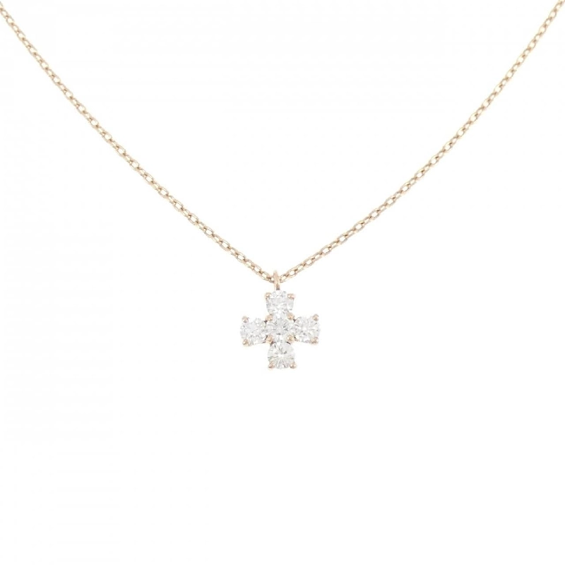 K18PG Dây chuyền kim cương 0.30CT - Hàng hiệu Chính hãng 863002