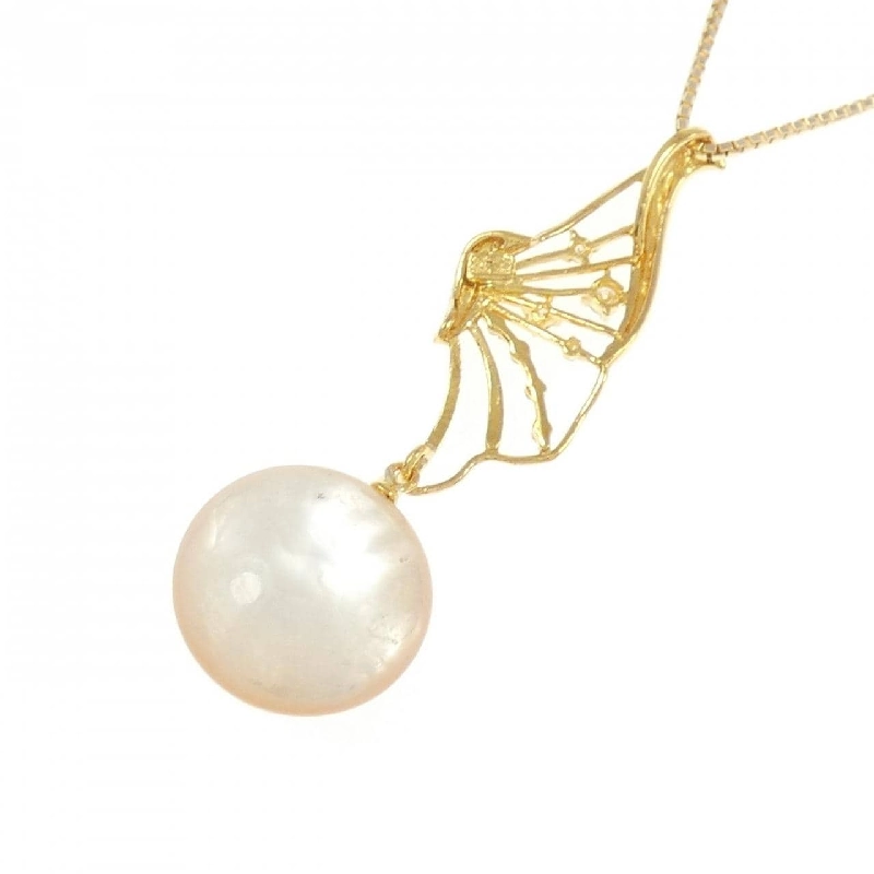 Vàng nguyên chất/K18 Mabe Pearl Dây chuyền 15.6mm - Hàng hiệu Chính hãng 856578