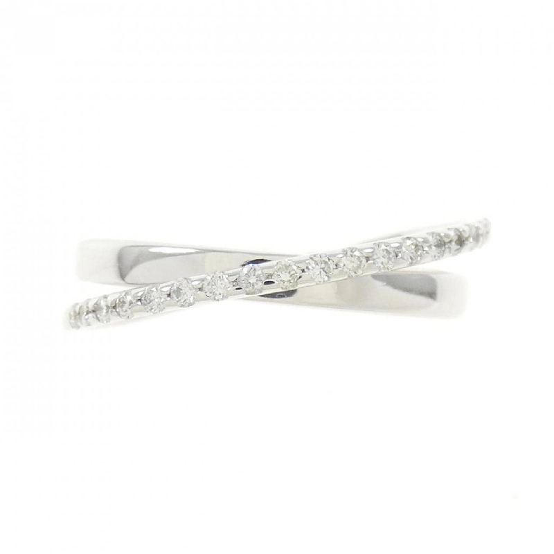 Nhẫn kim cương K18WG 0.16CT 673481