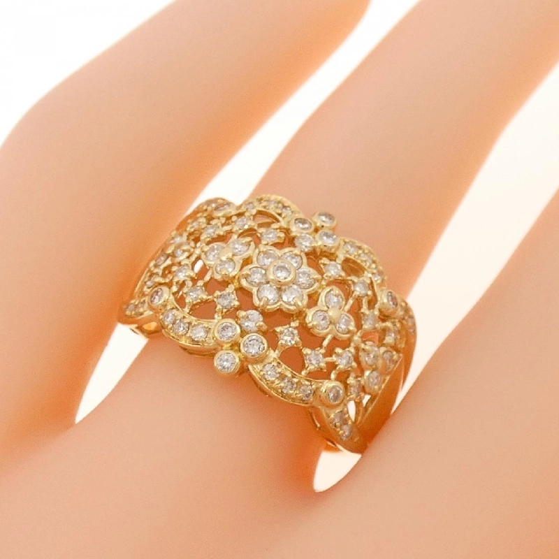 Nhẫn kim cương K18YG 0.50CT 669206