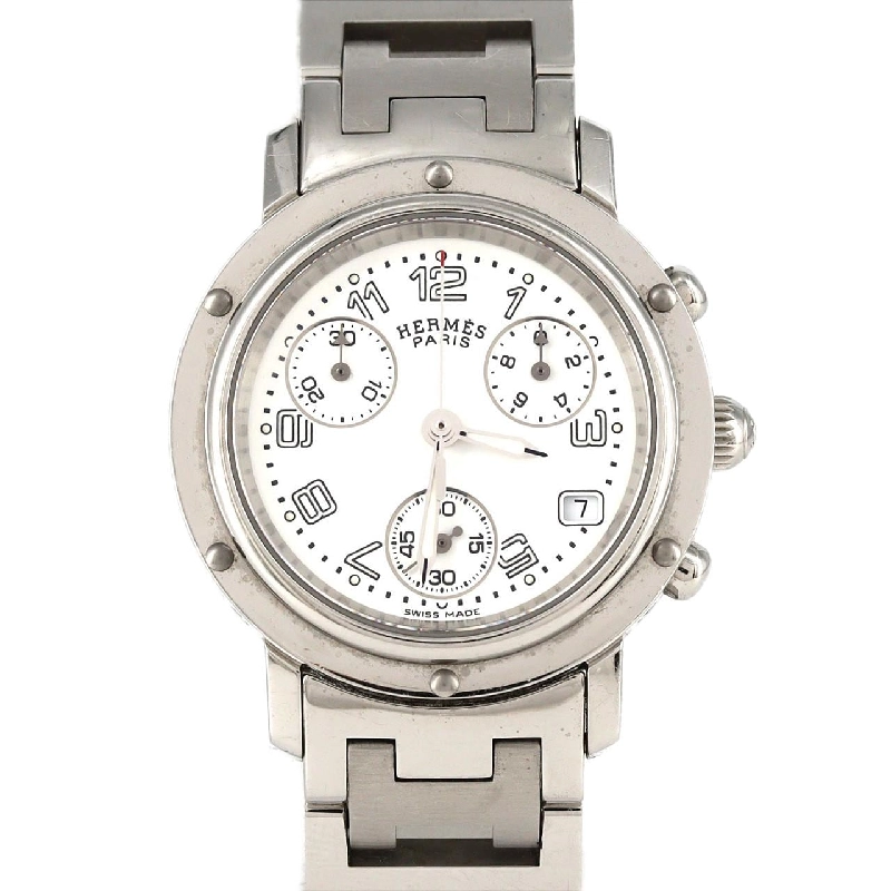 Hermès Clipper Chronograph CL1.310 SS Quartz - Hàng hiệu Authentic 874624