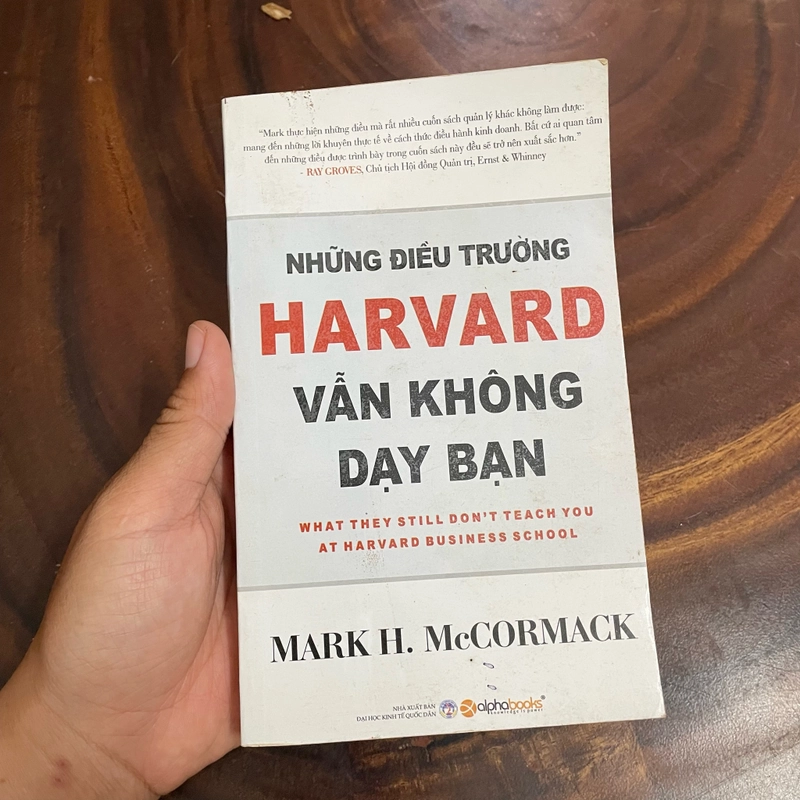 II Tựa sách: Những Điều Trường Harvard Vẫn Không Dạy Bạn - MARK H McCORMACK - 2011 446857