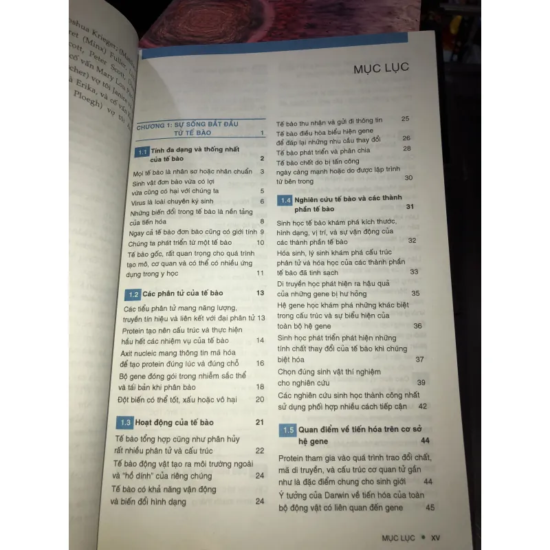 Sinh học phân tử của tế bào tập 1  1010153