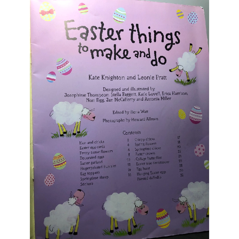 Easter Things to Make and Do USBORNE with over 250 tickers mới 85% bẩn nhẹ HPB2707 NGOẠI VĂN 450894
