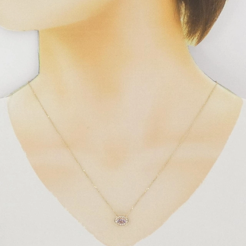 K10YG Mặt dây chuyền Amethyst - Hàng hiệu Chính hãng 863414