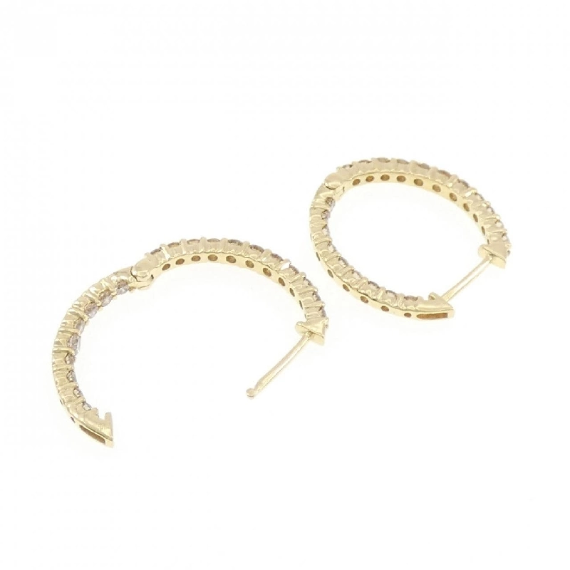 K18YG Bông tai kim cương 1.00CT - Hàng hiệu Chính hãng 866217