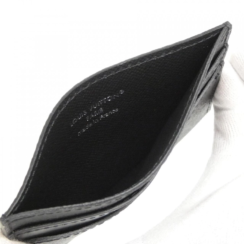 Ví thẻ Louis Vuitton Monogram Eclipse Porte Cartes Double M62170 622375