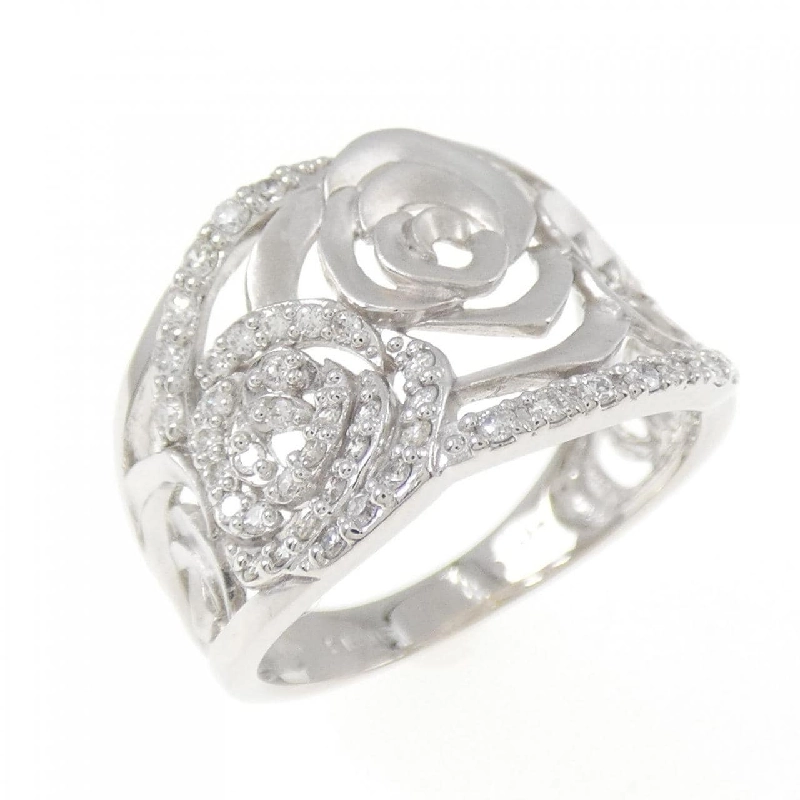 Nhẫn kim cương K18WG hồng 0.32CT 670414