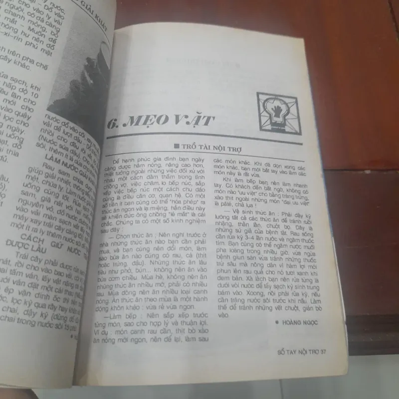 SỔ TAY NỘI TRỢ tập 56 778668