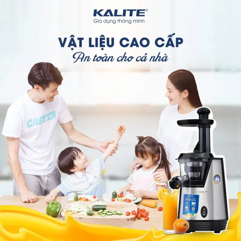 Máy Ép Chậm Kalite KSJ4413 – Ép Kiệt 98%, Không Kẹt Bã, Giữ Trọn Dưỡng Chất! 594505