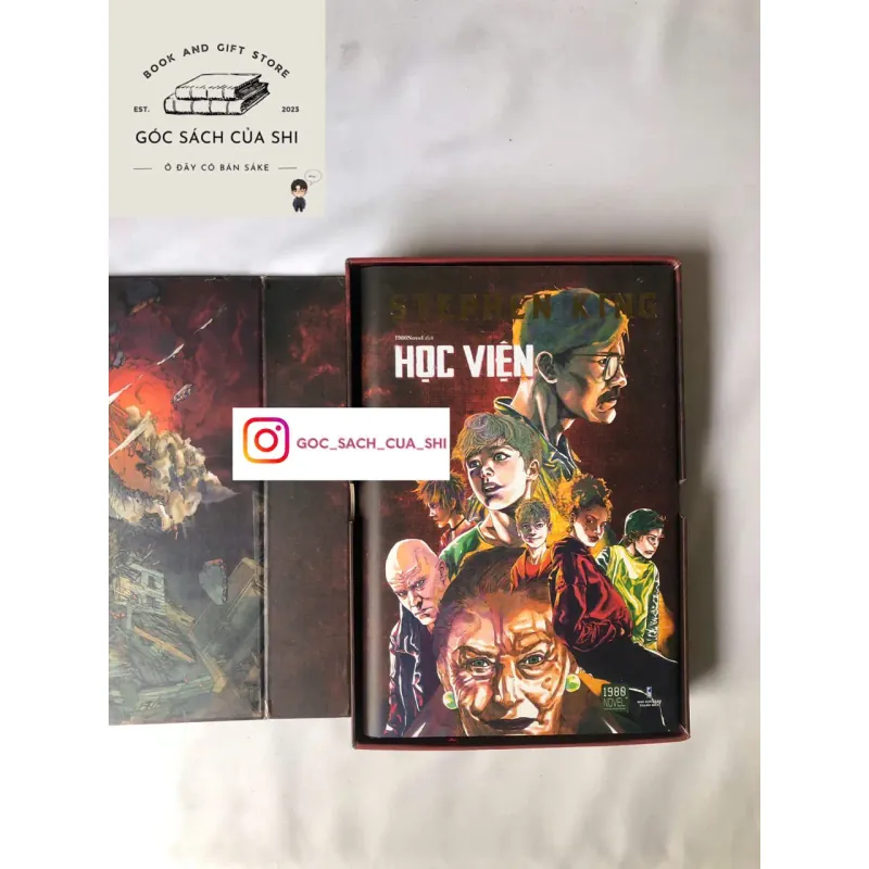 Học Viện - The Institute - Bản Đặc Biệt bìa cứng (kèm Bản Đồ và 3 Postcard) | Stephen King 751253