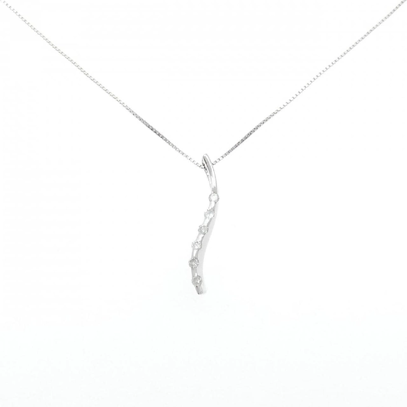 K18WG Dây chuyền kim cương 0.10CT - Hàng hiệu Chính hãng 859334