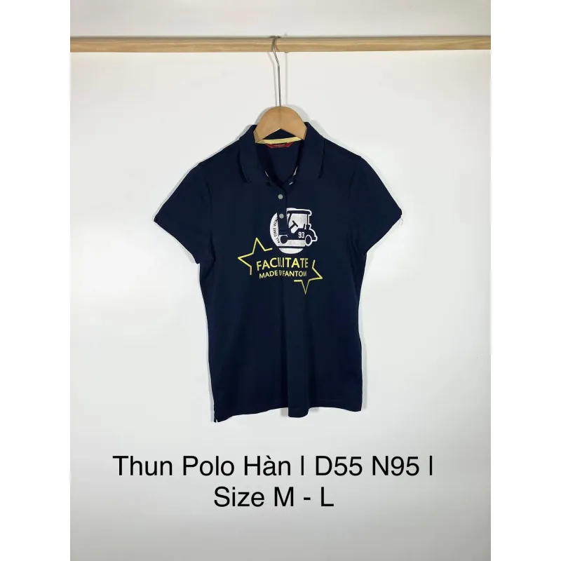 Áo Thun Polo Hàn Hiệu Fantom Fit < 55Kg 797786
