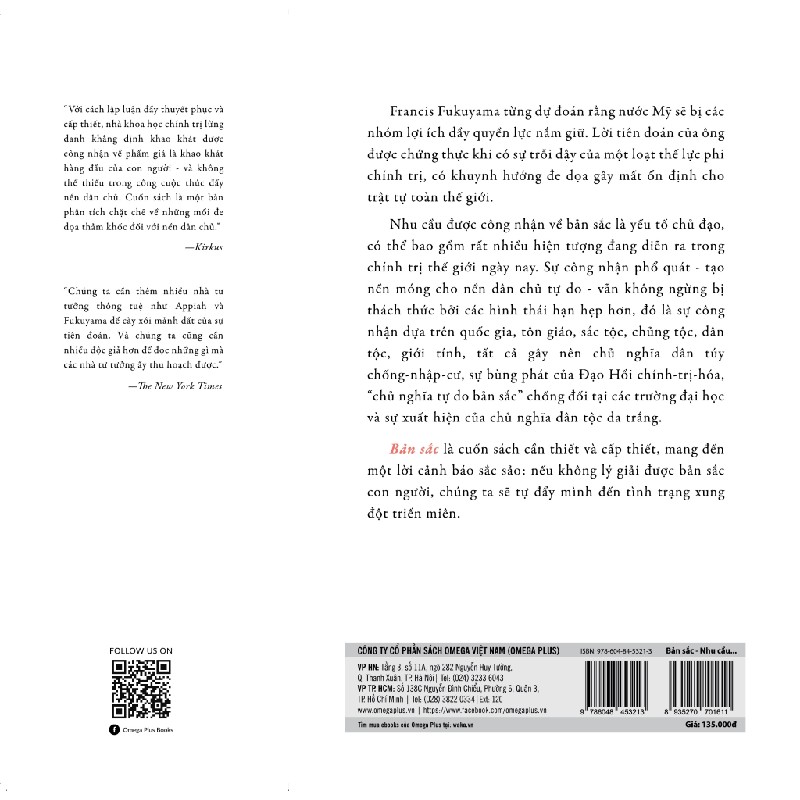 Bản Sắc - Nhu Cầu Phẩm Giá Và Chính Trị Phẫn Nộ - Francis Fukuyama 183668