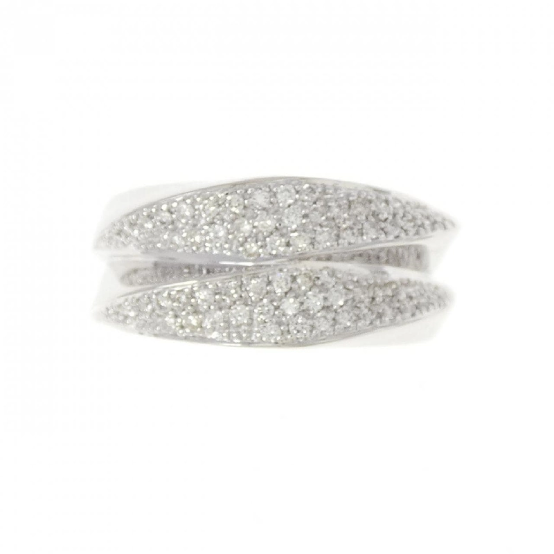 Nhẫn kim cương Pavé K18WG 0.32CT 673244