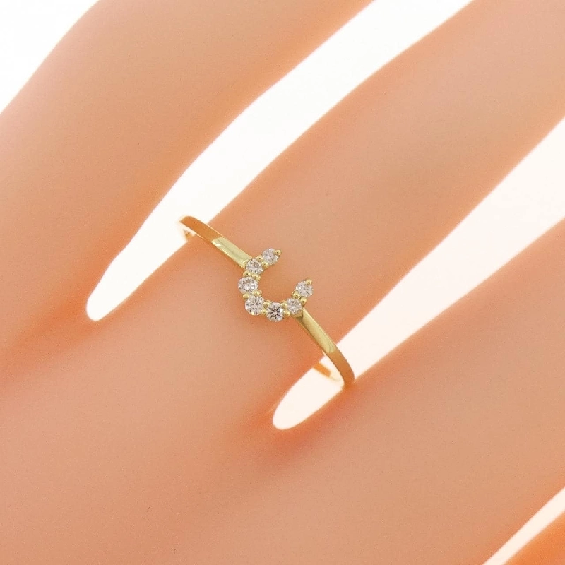 【Sản phẩm mới】Nhẫn kim cương K18YG 0.06CT 668444