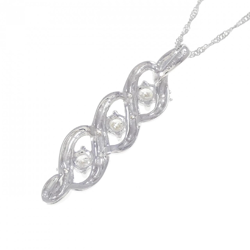 K18WG Dây chuyền kim cương 0.30CT - Hàng hiệu Chính hãng 862507